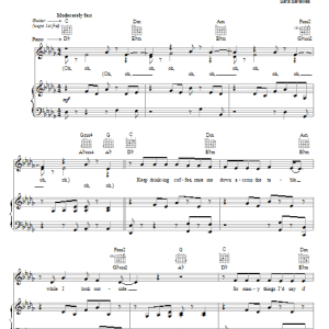 Sara Bareilles King Of Anything Musik Noten - Easy Piano - 98538-0