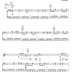 Sara Bareilles Let The Rain Musik Noten - Piano, Vocal & Guitar Chords - 76602-0