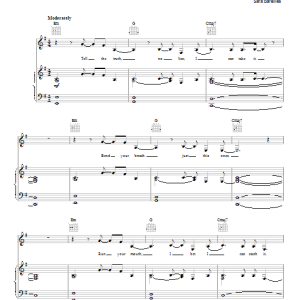 Sara Bareilles Lie To Me Musik Noten - Piano, Vocal & Guitar Chords - 91870-0