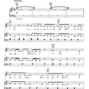 Sara Bareilles Little Black Dress Musik Noten - Piano, Vocal & Guitar Chords - 99114-0