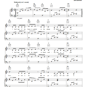Sara Bareilles Love Is Christmas Musik Noten - Piano, Vocal & Guitar Chords - 93059-0