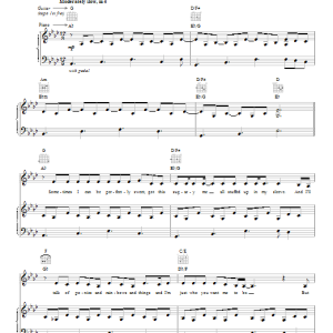 Sara Bareilles Sweet As Whole Musik Noten - Piano, Vocal & Guitar Chords - 91859-0