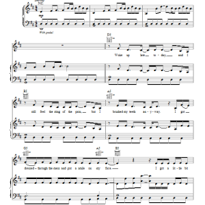 Sara Evans A Little Bit Stronger Musik Noten - Piano, Vocal & Guitar Chords - 81709-0