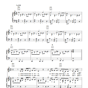 Sarah Blasko All I Want Musik Noten - Piano, Vocal & Guitar Chords - 102403-0