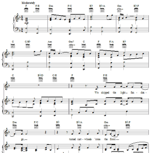Sarah Brightman A Whiter Shade Of Pale Musik Noten - Piano, Vocal & Guitar Chords - 21178-0
