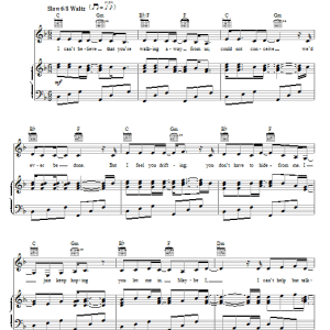 Sarah McLachlan Changes Musik Noten - Piano, Vocal & Guitar Chords - 78156-0