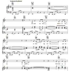 Sarah McLachlan Out Of Tune Musik Noten - Piano, Vocal & Guitar Chords - 78154-0