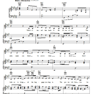 Sarah McLachlan Rivers Of Love Musik Noten - Piano, Vocal & Guitar Chords - 78155-0