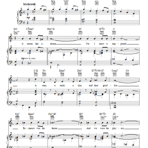 Sarah Vaughan On Green Dolphin Street Musik Noten - Piano, Vocal & Guitar Chords - 24785-0