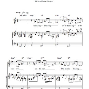 Sarah Vaughan Sophisticated Lady Musik Noten - Piano, Vocal & Guitar Chords - 104165-0