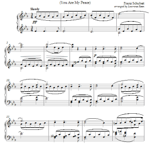 Schubert Du Bist Die Ruh (You Are My Peace) Musik Noten - Piano Solo - 21585-0