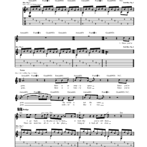 Scorpions Lonely Nights Musik Noten - Guitar Tab - 68764-0