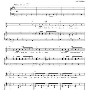 Scott Brownlee Dream For Your Inspiration Musik Noten - Piano & Vocal - 71228-0