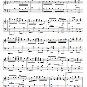Scott Joplin Kismet Rag Musik Noten - Piano Solo - 65771-0