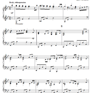 Scott Wesley Brown The Language Of Jesus Is Love Musik Noten - Piano Solo - 68296-0