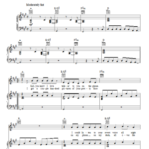 Scotty McCreery See You Tonight Musik Noten - Piano, Vocal & Guitar Chords - 153436-0