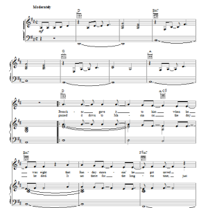 Scotty McCreery That Old King James Musik Noten - Piano, Vocal & Guitar Chords - 88308-0
