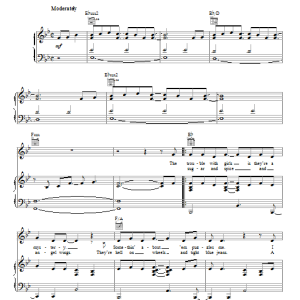 Scotty McCreery The Trouble With Girls Musik Noten - Piano, Vocal & Guitar Chords - 88307-0