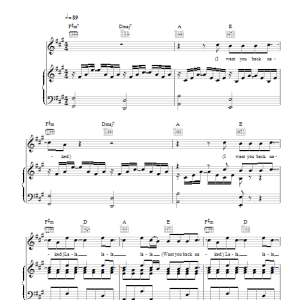 Scouting For Girls Without You Musik Noten - Piano, Vocal & Guitar Chords - 115175-0