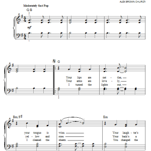 Sea Wolf The Violet Hour Musik Noten - Easy Piano - 91740-0