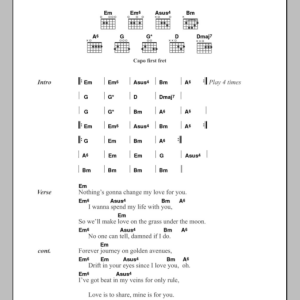 Sebastien Tellier La Ritournelle Musik Noten - Guitar Chords/Lyrics - 104610-0