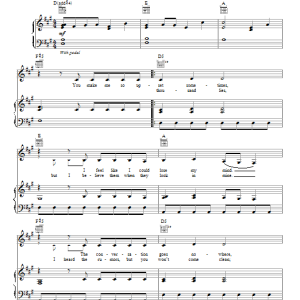 Selena Gomez My Dilemma Musik Noten - Piano, Vocal & Guitar Chords - 87093-0