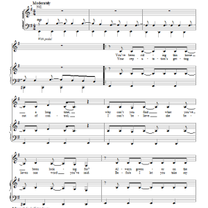 Selena Gomez Outlaw Musik Noten - Piano, Vocal & Guitar Chords - 87061-0
