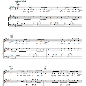 Selena Gomez & The Scene Ghost Of You Musik Noten - Piano, Vocal & Guitar Chords - 79451-0