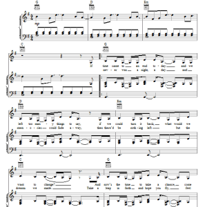 Selena Gomez & The Scene Live Like There's No Tomorrow Musik Noten - Piano, Vocal & Guitar Chords - 79455-0