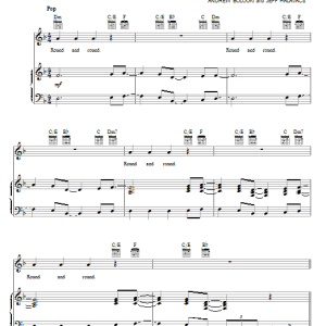 Selena Gomez & The Scene Round And Round Musik Noten - Piano, Vocal & Guitar Chords - 79460-0