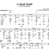 Sephardic Folk Tune L'chah Dodi (Come, My Beloved) Musik Noten - Lead Sheet / Fake Book - 66580-0