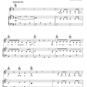 Serena Ryder Why Can't I Love You Musik Noten - Piano, Vocal & Guitar Chords - 73455-0