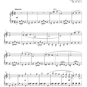 Sergei Prokofiev Promenade Musik Noten - Piano Solo - 73504-0