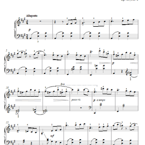 Sergei Prokofiev Waltz Musik Noten - Piano Solo - 73507-0