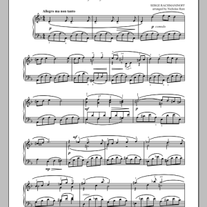Sergei Rachmaninoff Piano Concerto No. 3, (First Movement Theme) Musik Noten - Piano Solo - 89541-0