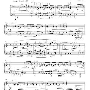 Sergei Rachmaninoff Prelude In C Major, Op. 32, No. 1 Musik Noten - Piano Solo - 99696-0