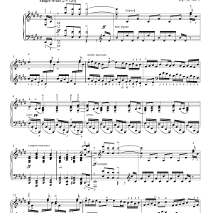 Sergei Rachmaninoff Prelude In E Major, Op. 32, No. 3 Musik Noten - Piano Solo - 99697-0