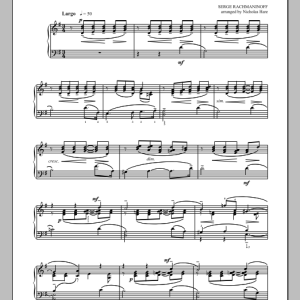 Sergei Rachmaninoff Prelude Op. 23, No. 10 Musik Noten - Piano Solo - 89055-0