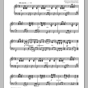 Sergei Rachmaninoff Prelude Op. 23, No. 5 Musik Noten - Piano Solo - 89518-0