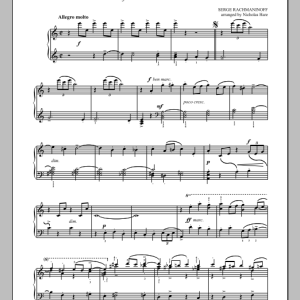 Sergei Rachmaninoff Symphony No. 2, (Second Movement Theme) Musik Noten - Piano Solo - 89095-0