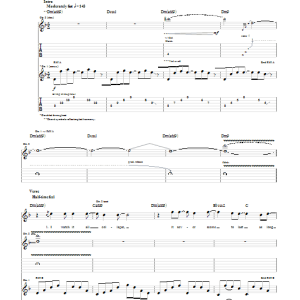 Shadows Fall Picture Perfect Musik Noten - Guitar Tab - 76527-0