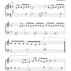 Shaffer Smith Never Knew I Needed Musik Noten - Beginning Piano Solo - 95411-0