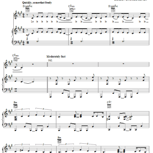 Shakira Animal City Musik Noten - Piano, Vocal & Guitar Chords - 56291-0