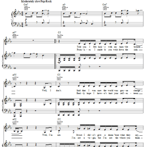 Shakira Costume Makes The Clown Musik Noten - Piano, Vocal & Guitar Chords - 56296-0