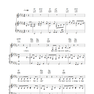 Shania Twain Don't Musik Noten - Piano, Vocal & Guitar Chords - 31303-0