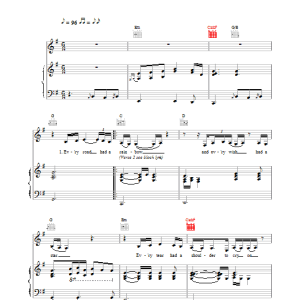 Shania Twain Is There Life After Love Musik Noten - Piano, Vocal & Guitar Chords - 19191-0