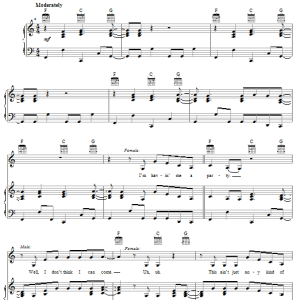 Shania Twain Party For Two Musik Noten - Piano, Vocal & Guitar Chords - 31036-0