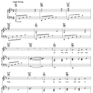 Shawn McDonald and Bethany Dillon All Creatures Of Our God And King Musik Noten - Piano, Vocal & Guitar Chords - 57948-0