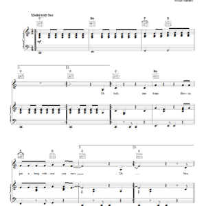 She & Him Gonna Get Along Without Ya Now Musik Noten - Piano, Vocal & Guitar Chords - 86846-0
