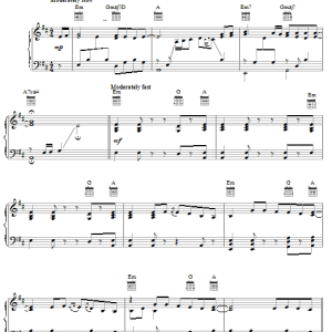 SHeDAISY Man Goin' Down Musik Noten - Piano, Vocal & Guitar Chords - 23957-0